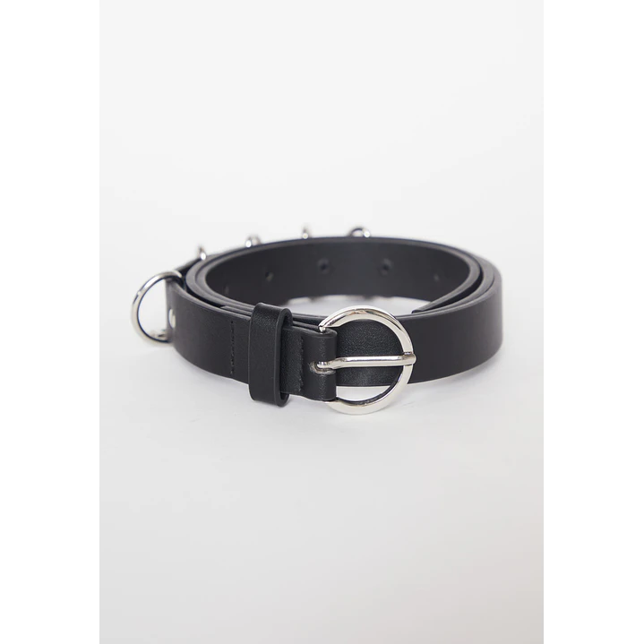 Cinturón Aros  Mujer Negro 1