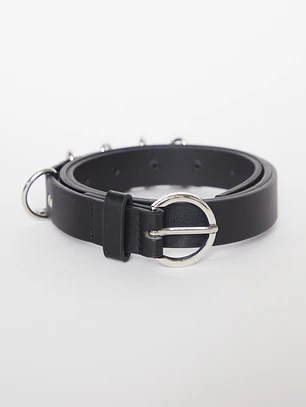Cinturón Aros  Mujer Negro