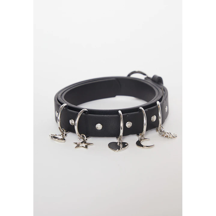 Cinturón Aros  Mujer Negro 2