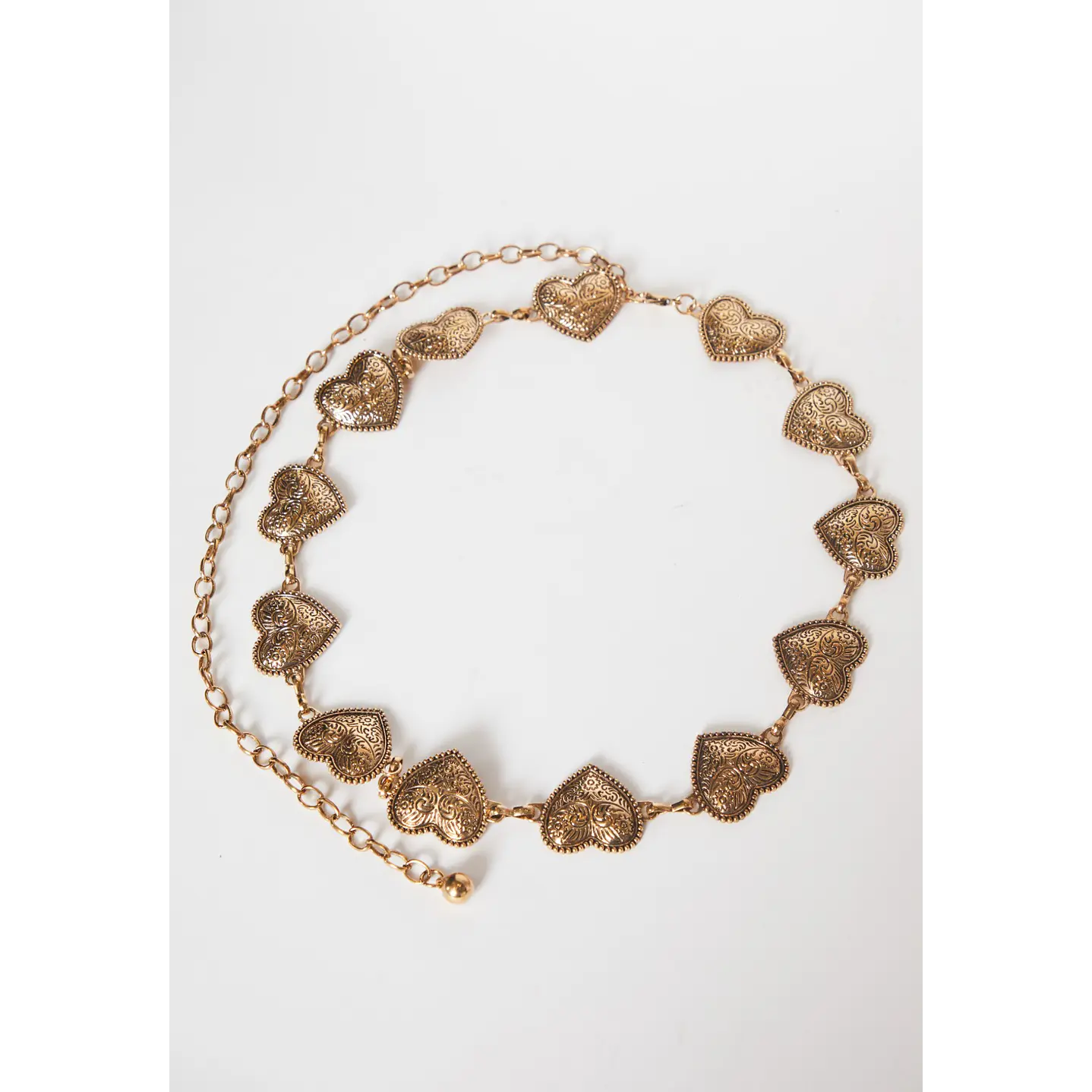 Cinturón Cadena  Heart Mujer Oro 1