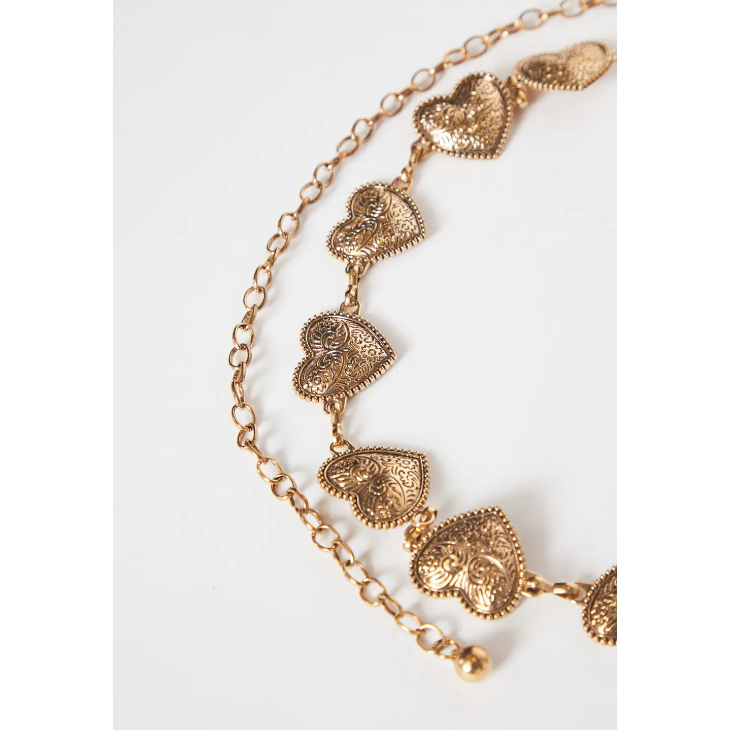 Cinturón Cadena  Heart Mujer Oro 2
