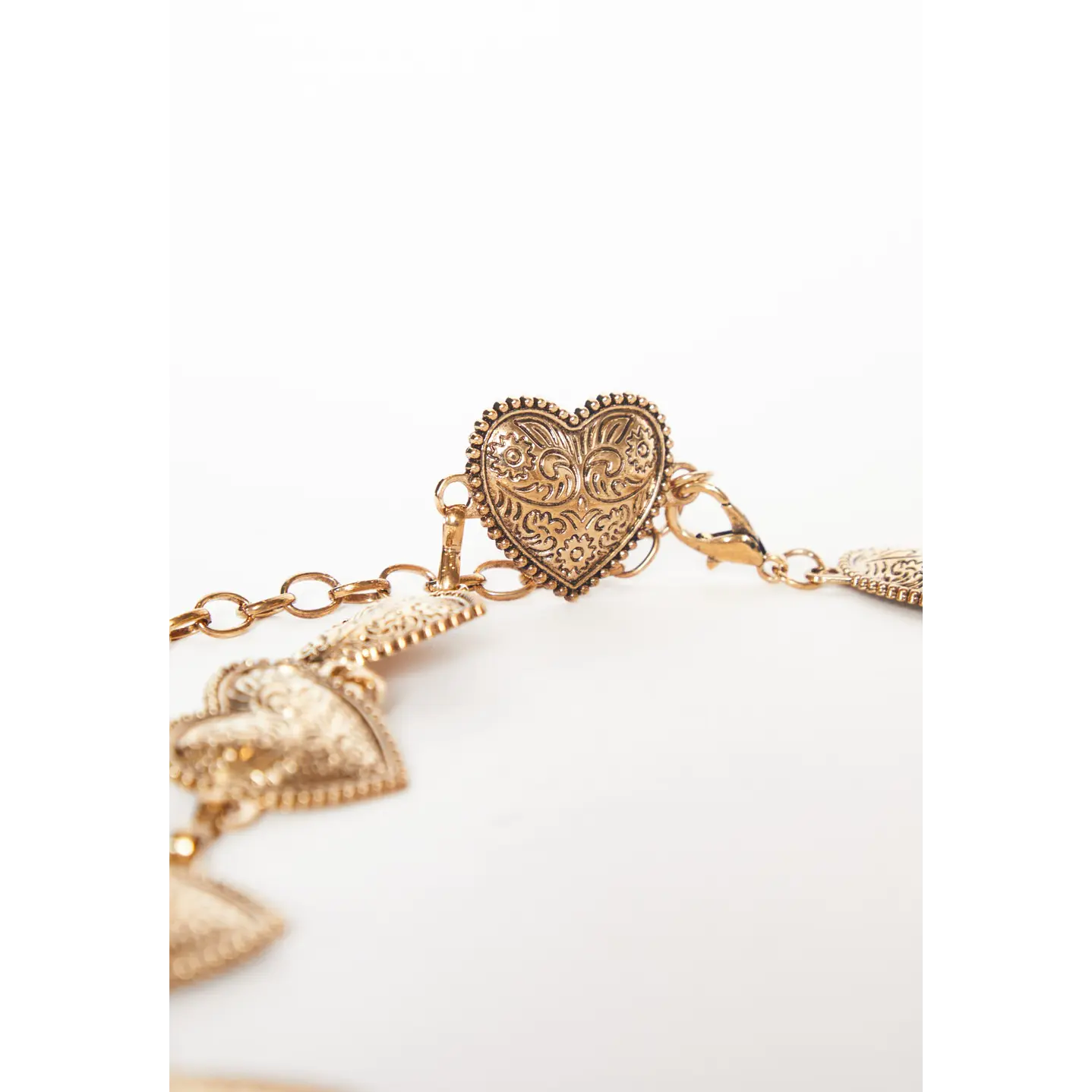 Cinturón Cadena  Heart Mujer Oro 3