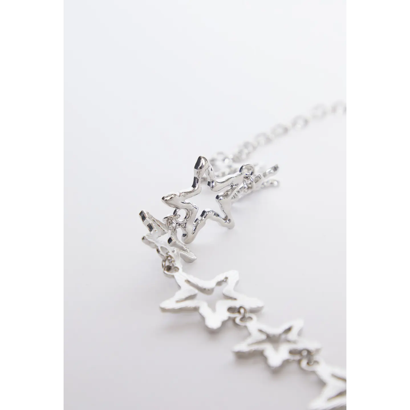 Cinturón Cadena Estrella  Mujer Plateado 1