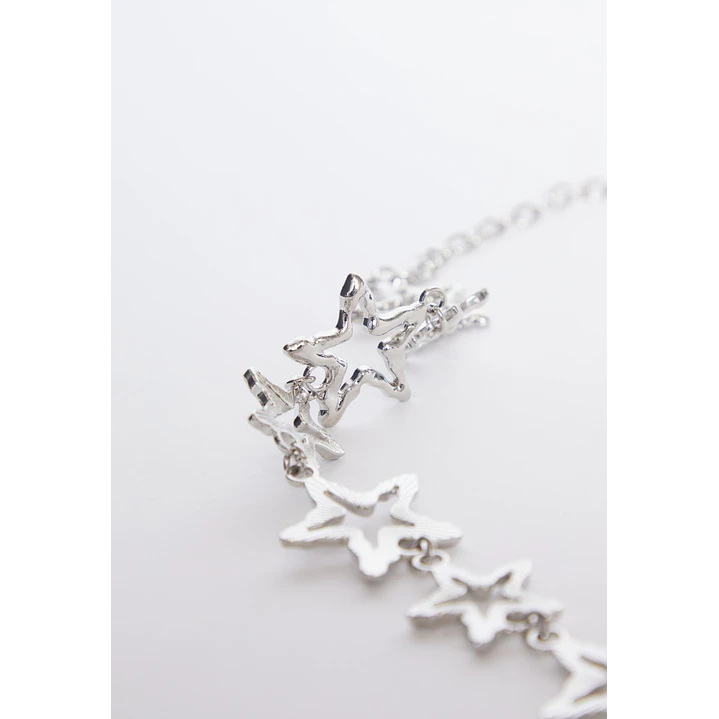 Cinturón Cadena Estrella  Mujer Plateado 1
