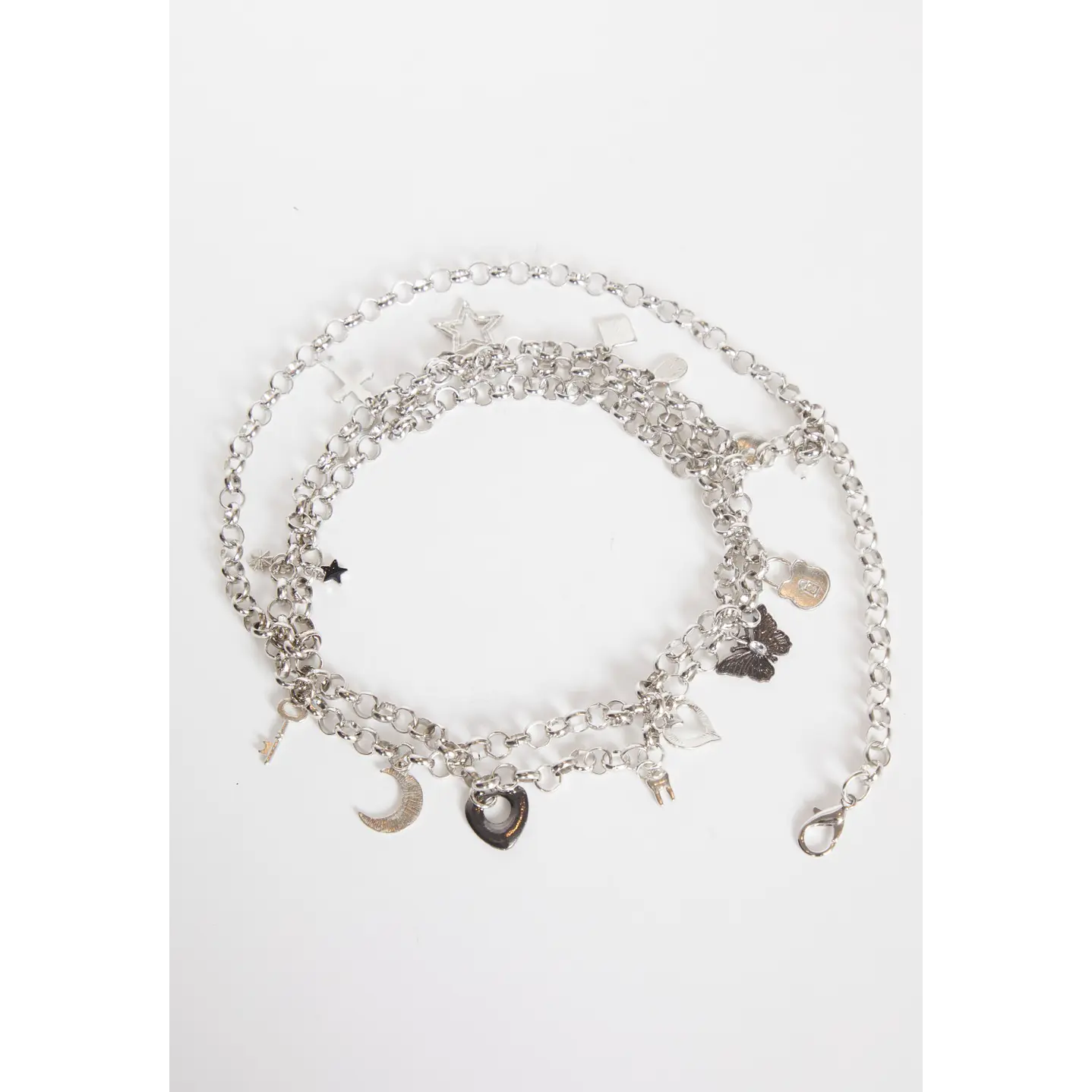 Cinturón Cadena Mujer Plateado 1