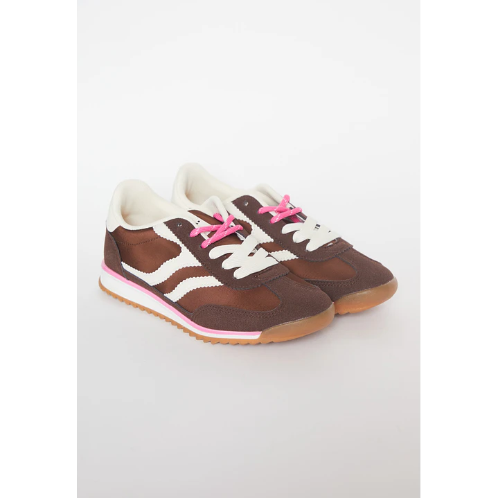 Zapatilla Urbana Mujer Café 1