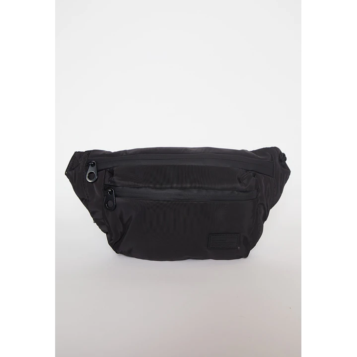 Banano doble bolsillo Hombre Negro 1