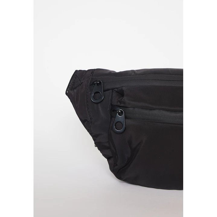 Banano doble bolsillo Hombre Negro 2