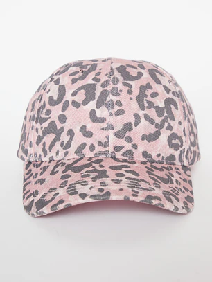 Gorro Animal Print Rosado