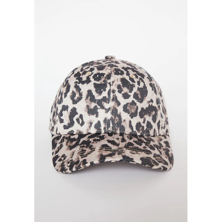 Gorro Animal Print Beige 1