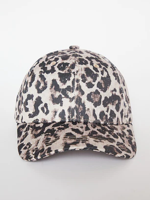 Gorro Animal Print Beige