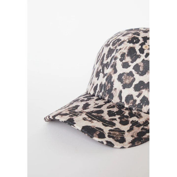 Gorro Animal Print Beige 2