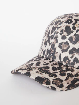 Gorro Animal Print Beige