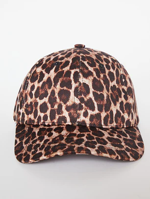 Gorro Animal Print Amarillo