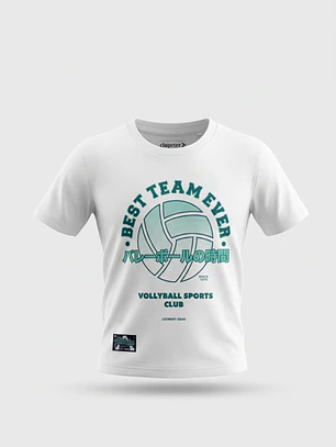 Polera Básica Niño Blanco