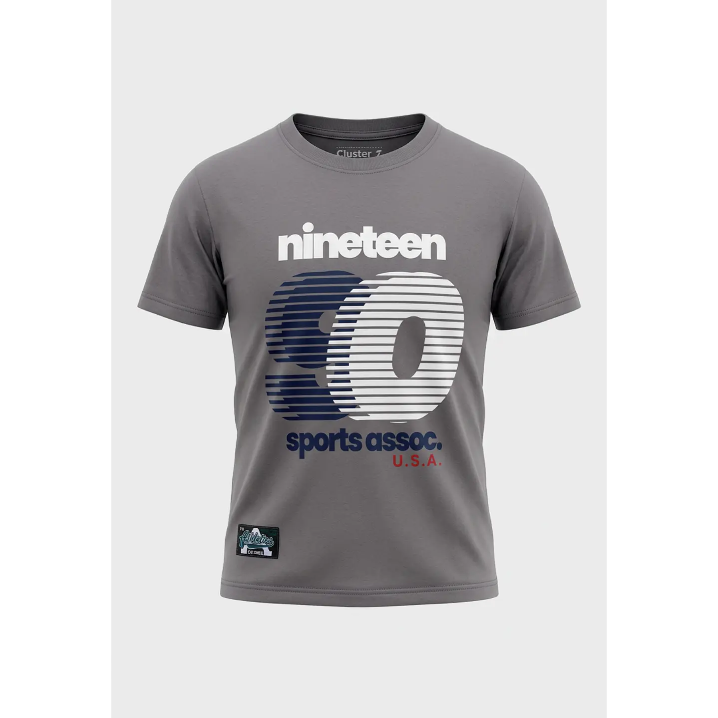 Polera Básica Niño Gris 1