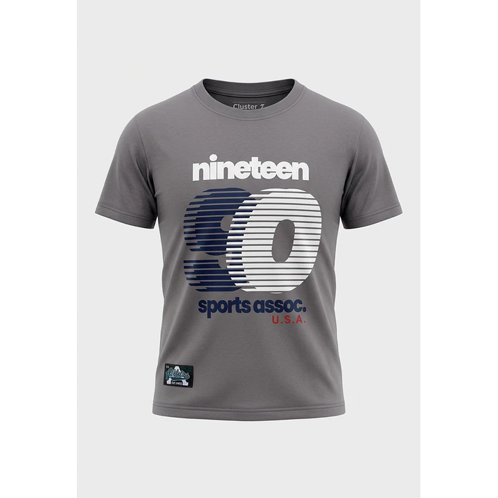 Polera Básica Niño Gris 1