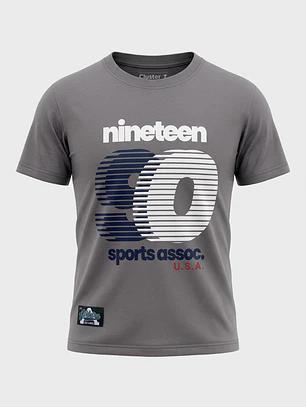 Polera Básica Niño Gris