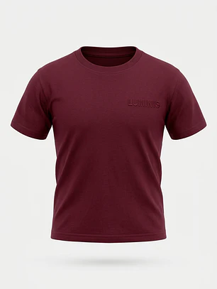 Polera Relieve Niño Burdeo