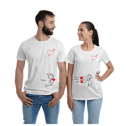 Par de T-shirts Namorados - Íman