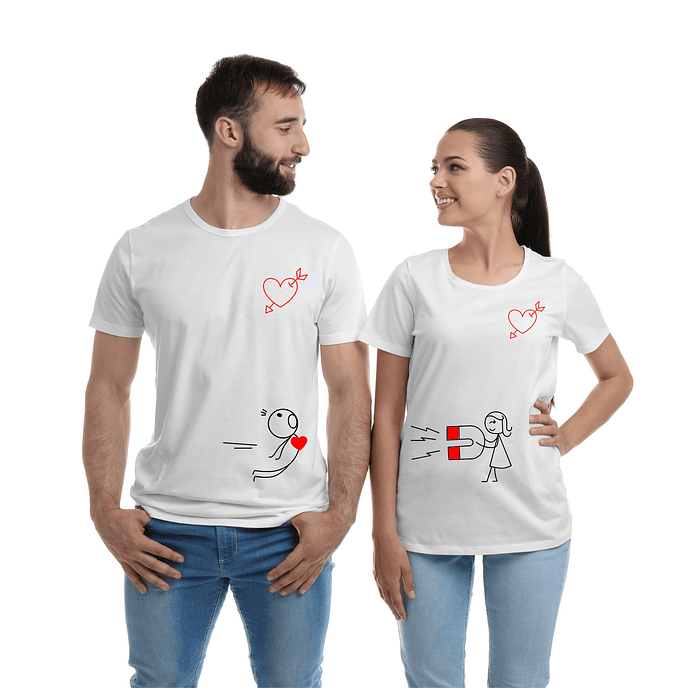 Par de T-shirts Namorados - Íman