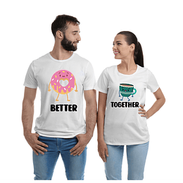 Par de T-shirts Namorados - Better Together