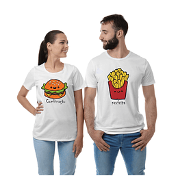 Par de T-shirts Namorados - Combinação Perfeita