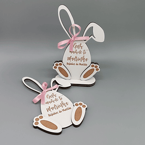 Placa Coelhilho Padrinhos