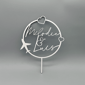 Topo de Bolo Casamento 02