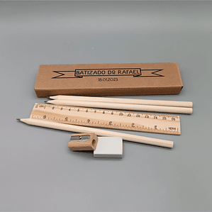 Lembrança - Set 5 peças de escrita 02