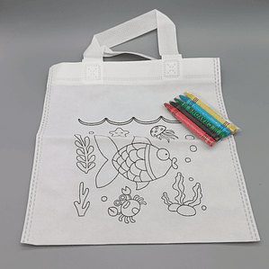 Lembrança - Bolsa infantil para colorir