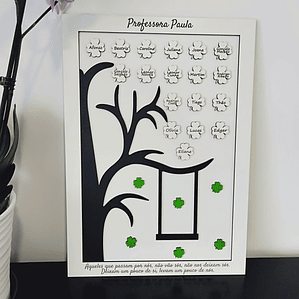 Quadro de Assinaturas Baloiço com Trevos