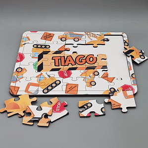Puzzle infantil personalizado com nome 