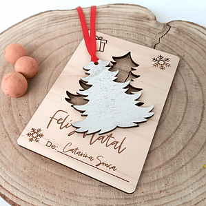 Postal de Natal 3D - Árvore