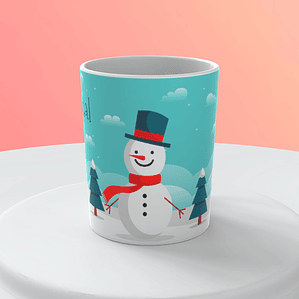 Caneca Natal | Boneco de Neve