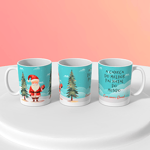 Caneca Natal | Melhor Pai Natal