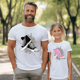 Conjunto T-shirts Dia do Pai - Pai Star, Filho(a) Star