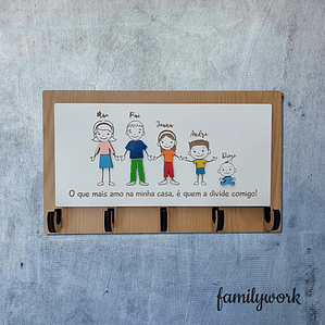 Chaveiro Família