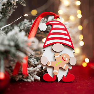 Gnomos de Natal em MDF - 3 Modelos