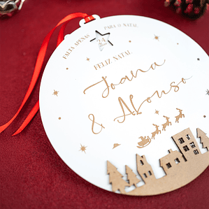 Calendário de Advento Natal Personalizado