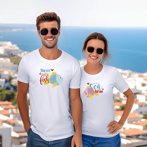 Par de T-shirts Namorados - 