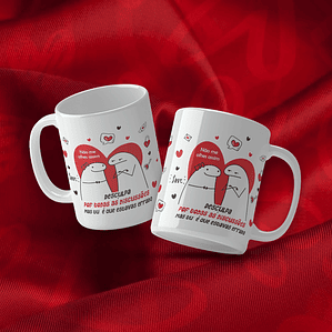 Caneca Dia dos Namorados 'Flork' - Desculpa, Mas Tu Estavas Errado