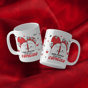 Caneca Dia dos Namorados 'Flork' - Nada Importa Quando Estou Contigo
