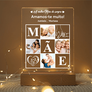 Candeeiro LED Personalizado - 