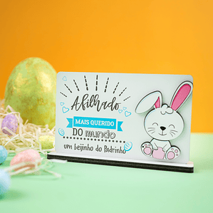 Placa Padrinho/Madrinha mais querido do mundo