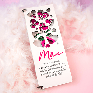Flor em MDF para o Dia da Mãe com caixa