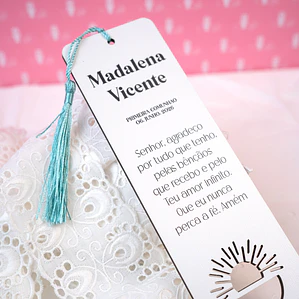 Marcador de Livro Personalizado com Dedicatória – Mod 02