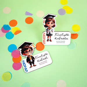 Íman Finalista Personalizado – Menino ou Menina
