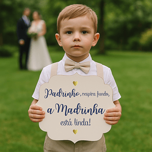 Placa Personalizada para Entrada na Igreja – Modelo 2