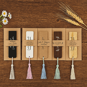 Marcadores de Livro Personalizáveis –Marcador de Mesa, Lembrança